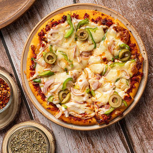 Veg Schezwan Pizza