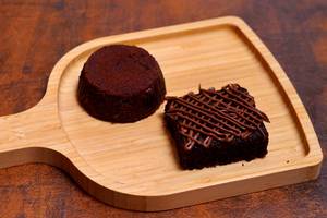 Choco Lava + Nutella Brownie