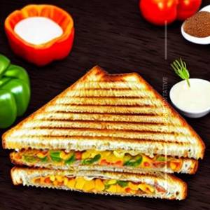 Veg Cheese Grilled Sandwich