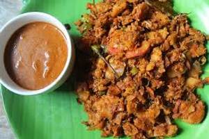 Chicken Egg Kothu Parotta 