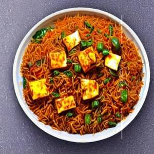 Paneer Schezwan Manchurian Rice