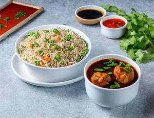 Chicken Manchurian Fried Rice