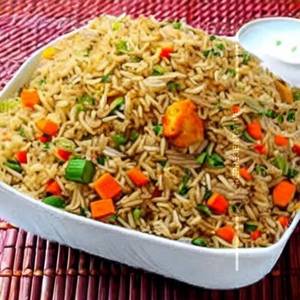 Chicken Triple Fried Rice 