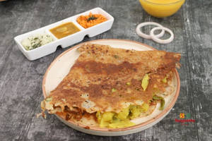 Ghee Onion Rava Masala Dosai