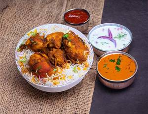 Chicken Fry Piece Biryani [Large]