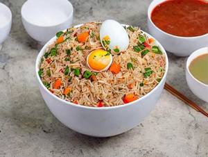 Egg Singapore Fried Rice