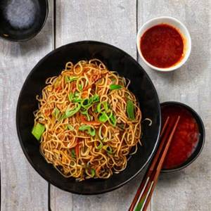 Double Egg Manchuria Hakka Noodles