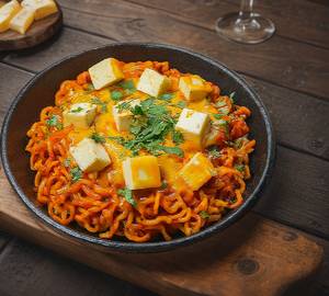 Cheese paneer maggi