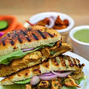 Grilled Tandoori Chicken Sandwich