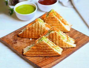 Veg Club Grill Sandwich