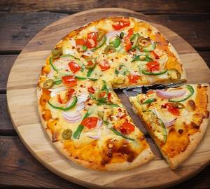 Onion Red Capsicum Pizza