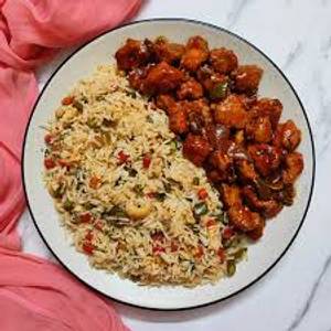 Chilli Chicken With Rice