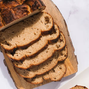 100% Whole Wheat Sourdough Loaf
