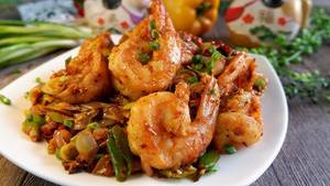 Schezwan Prawns Gravy