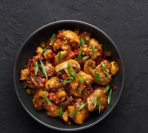 Dry Chilli Mushroom (500Ml)