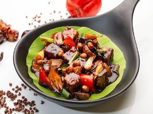 Kung Pao Tofu And Straw Mushroom