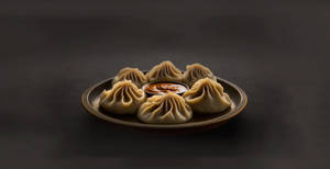 Veg Momo Steamed [8 Pieces]