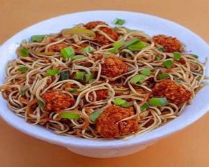 Veg Manchurian Noodles