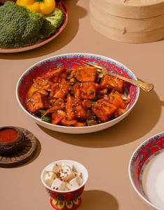 Chilli Paneer Dry (8 Pieces)