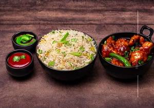 Chilli Garlic Spl Chicken Fried Rice