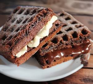 Dark and white [waffles]