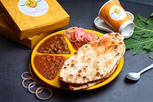 Rajma And Chole Kulcha Combo