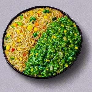 Veg Spinach Corn Fried Rice