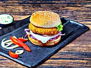 Double Tikki Cheese Burger