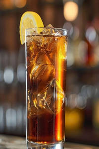 Peach Iced Americano Coffee