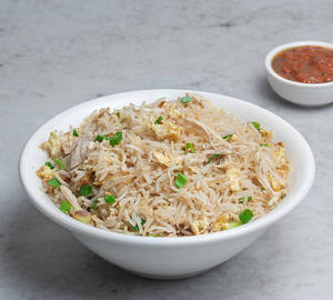 Non Veg Burnt Garlic Fried Rice