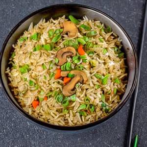 Mushroom Schezwan Fried Rice