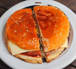 Paneer bbq burger