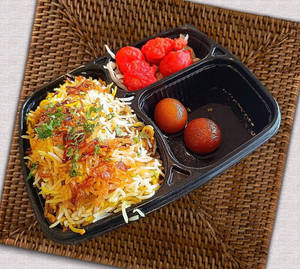 Chicken Popcorn Chicken Biryani Meal