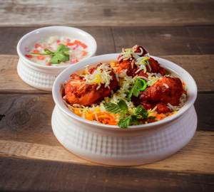 Chicken Biryani with Chicken  65