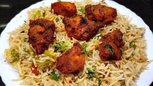 Chicken Pulao + Chicken Fry [2 pieces]
