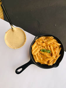 1 Red Sauce Pasta + 1 Cold Coffee