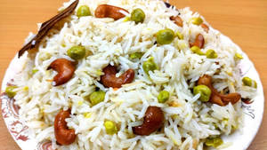Kaju Mutter Pulao