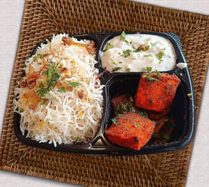 Veg Biryani Paneer Tikka Dry Meal