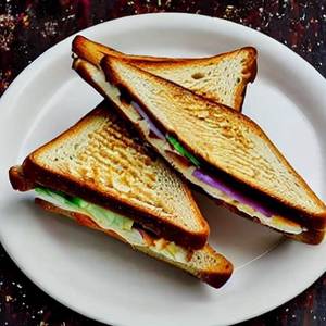 Toast Jam Sandwich