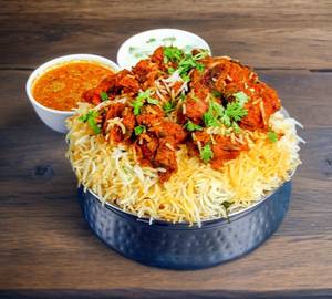 Chicken Boneless Curry Biryani Bowl( No Food Colors)