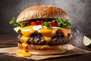 Veg cheese burger   [1 piece]