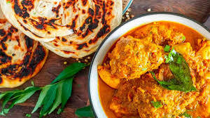 Chicken Chettinadu+Indian Bread Combo (Parotta)