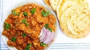Butter Chicken+ Indian Bread Combo (Parotta)