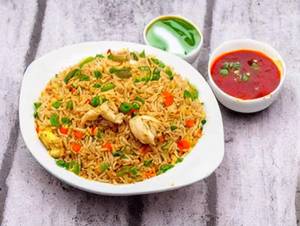 Chicken Singapore Fried Rice