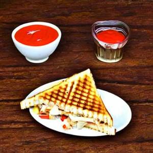 Veg Cheese Grilled Sandwich