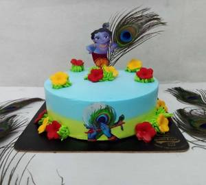 Laddu Gopal Janmashtami Cake