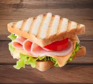 Cheese Egg & Ham Sandwich