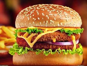 Schezwan Cheese Burger