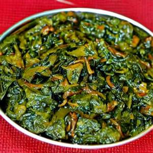 Mushroom Palak