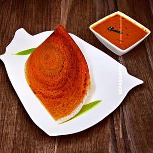 Ragi Ghee Onion Dosa